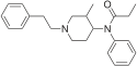 Chemical structure of 3-Methylfentanyl.