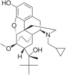 Chemical structure of Buprenorphine.