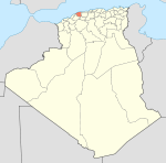 Algeria 02 Wilaya locator map-2009.svg