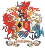Arms of Bridgend County Borough Council