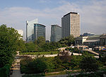 View over the Botanical Garden in Brussels.JPG