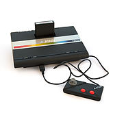 Atari 7800 with cartridge and controller.jpg