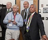 Charles Bolden and colleagues wait for news from MESSENGER
