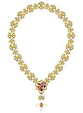 Full view of Order with Golden Chain