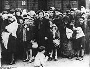 Jews on selection ramp at Auschwitz, May, 1944
