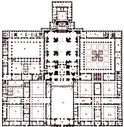 El Escorial: floor plan
