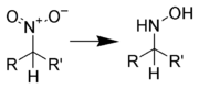 Generalization of the reduction of a nitroalkane to a hydroxylamine