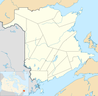 North Esk is located in New Brunswick