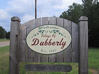 Dubberly, LA, welcome sign IMG 0367.JPG
