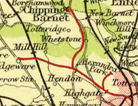Edgware Highgate & London Railway, 1900