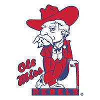 The old Colonel Reb Ole Miss logo