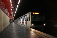 A line A train series MA 300 at Vittorio Emanuele metro station
