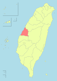 Taiwan ROC political division map Changhua County.svg