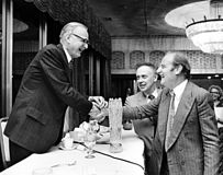 Maclyn McCarty with Francis Crick and James D Watson - 10.1371 journal.pbio.0030341.g001-O.jpg