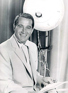 Perry Como on television show set 1956