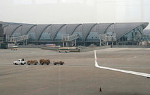 Chengdu Shuangliu International Airport Terminal 2 building construction