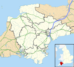 Combe Martin is located in Devon