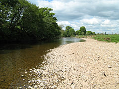 River Eden below Musgrave Bridge - geograph.org.uk - 2275404.jpg