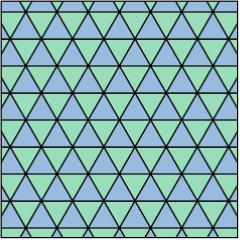 Triangular tiling
