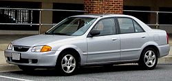 1999–2000 Mazda Protegé ES sedan (US)