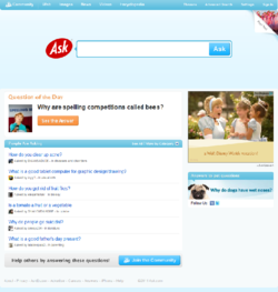 Ask.com homepage screenshot.png