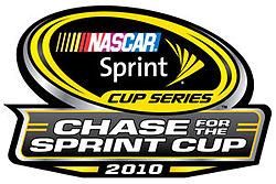 The logo for the 2010 Chase for the Sprint Cup