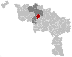 Chièvres Hainaut Belgium Map.png