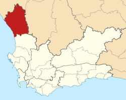 The Matzikama Local Municipality is located on the West Coast of South Africa, in the northern part of the Western Cape province.