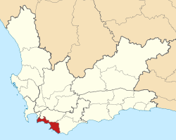 The Overstrand Local Municipality is located along the coastline of the Western Cape, between Cape Town and Cape Agulhas.