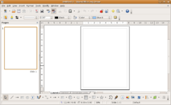 Screenshot of OpenOffice.org Draw