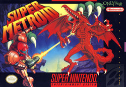 A video game cover. A person in a powered exoskeleton fires a projectile at a winged beast.