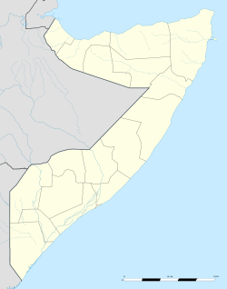 Dabarow is located in Somalia