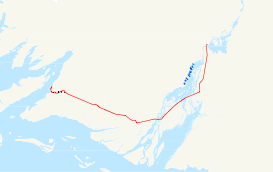 Map of the Copper River Highway