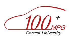 The Cornell 100+ MPG Team Logo
