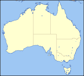 Map showing the location of Murramarang National Park