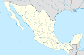Map showing the location of Desierto de los Leones National Park