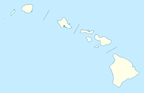 Map showing the location of Puʻuhonua o Hōnaunau National Historical Park