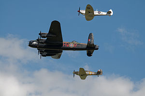 Battle of Britain Memorial Flight Waddington Airshow 2010.jpg