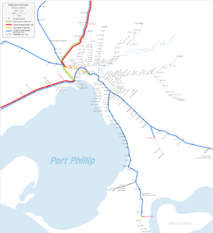 Freight line map