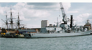 Portsmouth Dockyard from the water. - geograph.org.uk - 290678.jpg