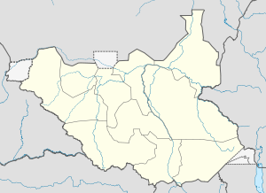Nimule is located in South Sudan