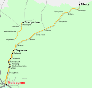 North East line map