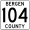 Bergen County Route 104 NJ.svg