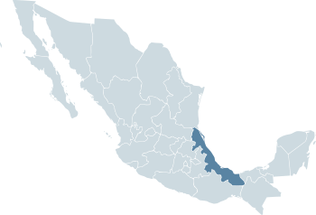 Mexico map, MX-VER.svg