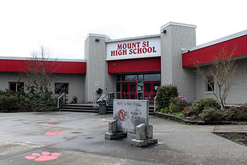 Front Entrance to Mount Si High School