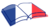 Open book nae French flag.png