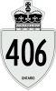 Highway 406 shield