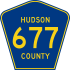 Hudson County Route 677 NJ.svg