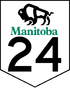 Manitoba Highway 24 shield