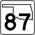 State Highway 87 marker